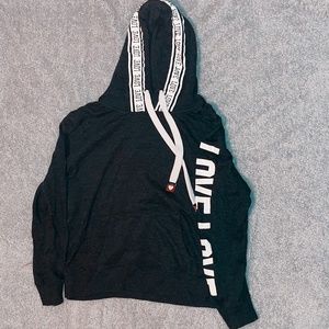 Gray "Love" Hoodie